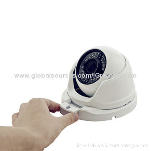 Sony Color CCD 650TVL Vandal-proof IR Dome Camera with One Screw Design for Easy Installation